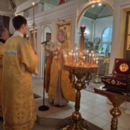 В день Собора Архистратига Михаила и прочих Небесных Сил бесплотных в храме священномученика Серафима прошло праздничные богослужения