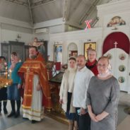 Народный хор храма исполнил знаменное пение на божественной литургии