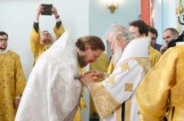 Святейший Патриарх Кирилл рукоположил в сан пресвитера диакона Сергия Онга, клирика храма священномученика Серафима, митрополита Петроградского, Патриаршего подворья в Южном Бутове г. Москвы
