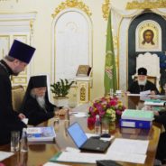 Святейший Патриарх Кирилл провел совещание по Программе строительства православных храмов в Москве, в котором участвовал настоятель храма сщмч. Серафима, иерей Максим Глухих