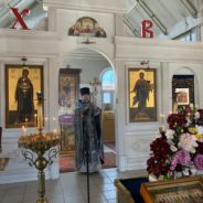 Богослужение храме священномученика Серафима в четверг 5-й седмицы Великого поста