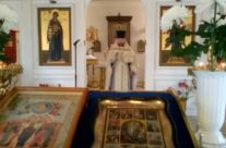 Богослужение в  Неделю 7-ю по Пасхе, святых отцев I Вселенского Собора, в храме священномученика Серафима